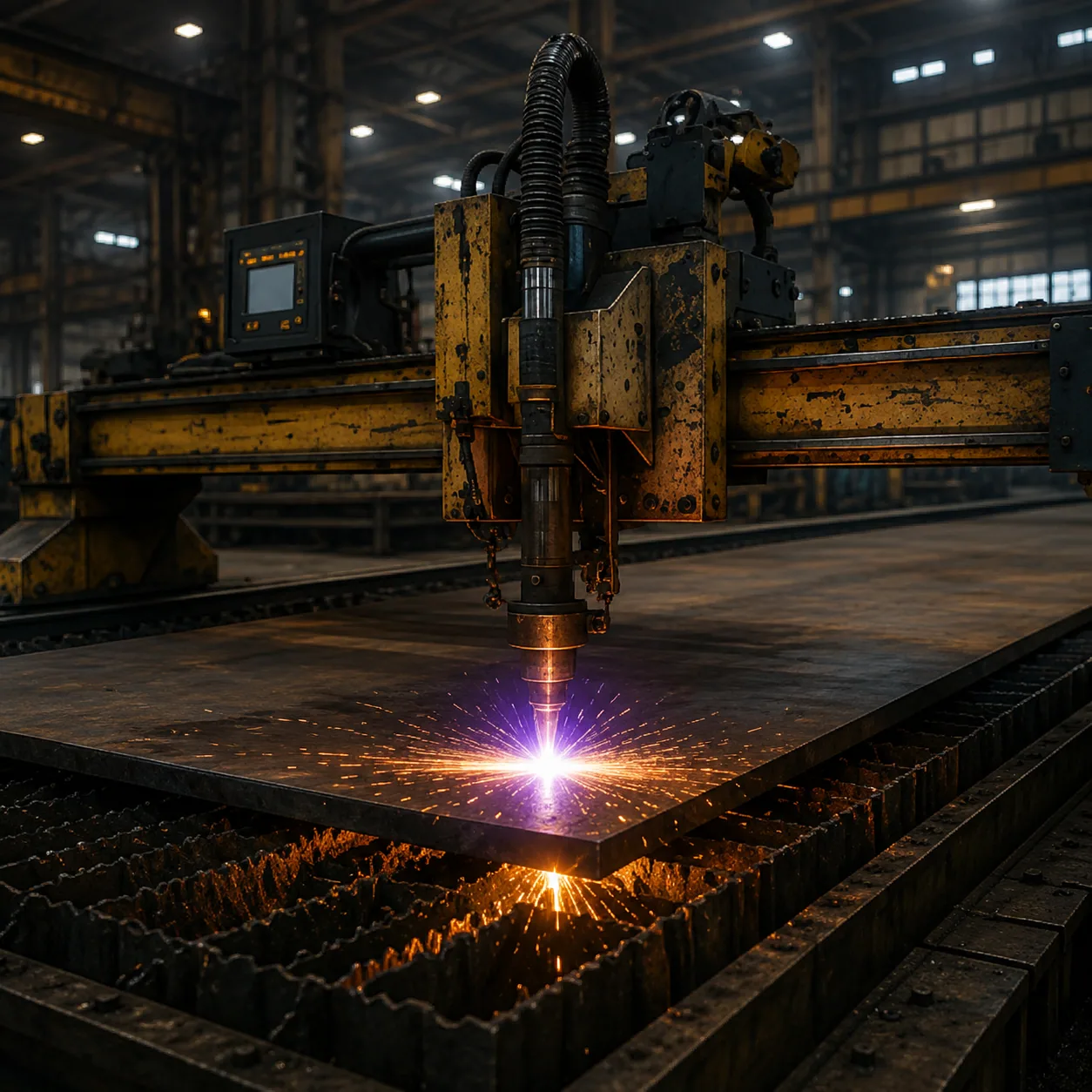 Découpe plasma de tôles