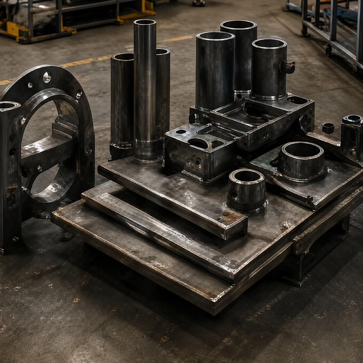 Individual steel components
