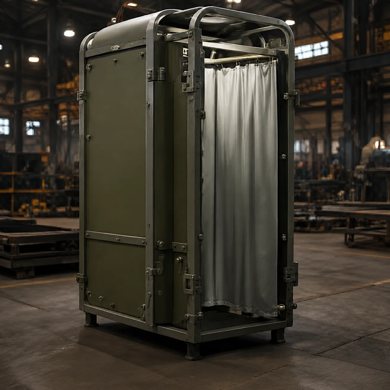 Autonomous field shower system