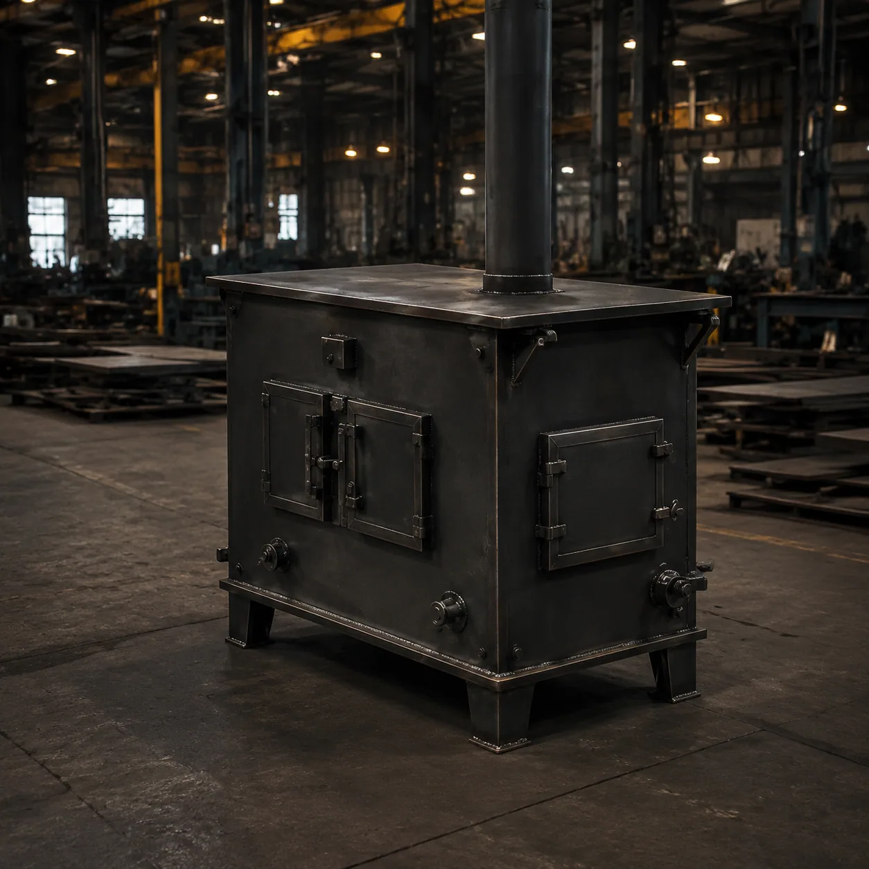Solid-fuel field stove