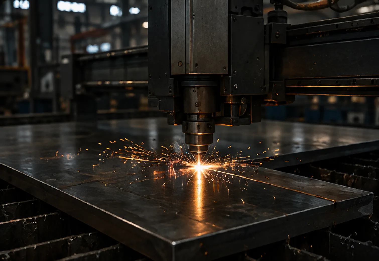 Laser sheet cutting machine
