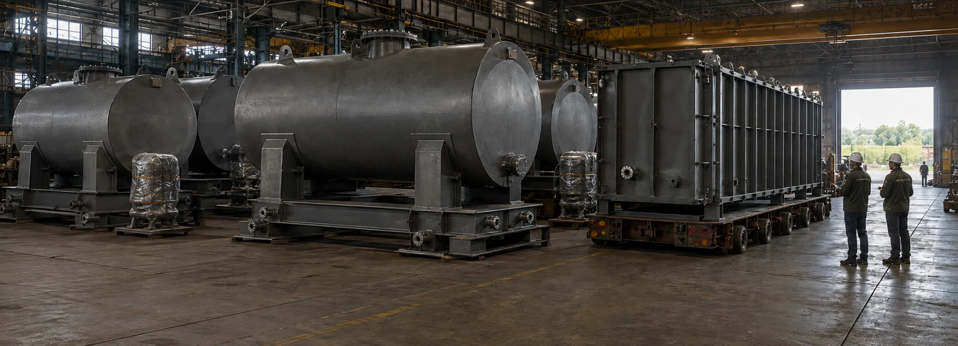 Industrietanks für SIVERGUMA Projekte